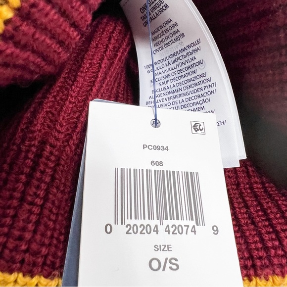 Polo Ralph Lauren Regimental Stripe Cuffed Watch Cap Beanie Ski Hat - Picture 9 of 10